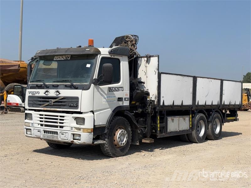 Volvo PK 14600 on Volvo FM10 6x2 Flatbed Truck with Cran Kamioni sa kranom