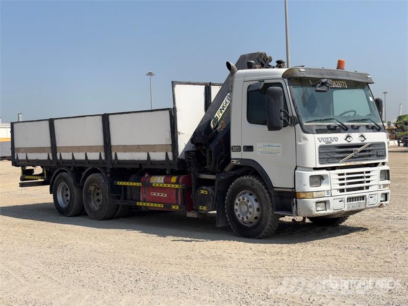 Volvo PK 14600 on Volvo FM10 6x2 Flatbed Truck with Cran Kamioni sa kranom