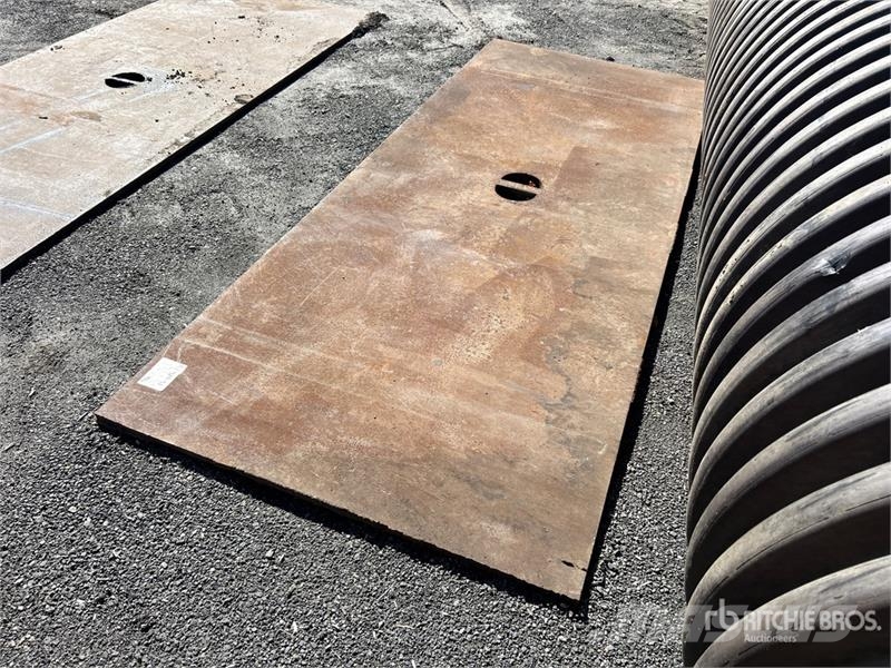  1 In x 4 Ft x 0 Ft Steel Road Plate Outros Florestal