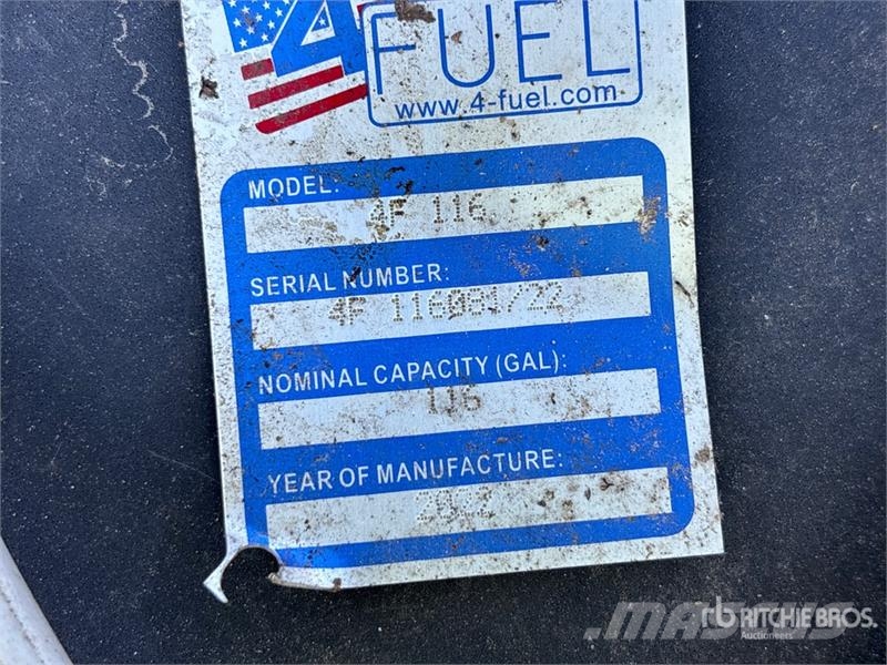  116 gal Portable Poly Gasoline Fuel Tank Degvielas un piedevu tvertnes