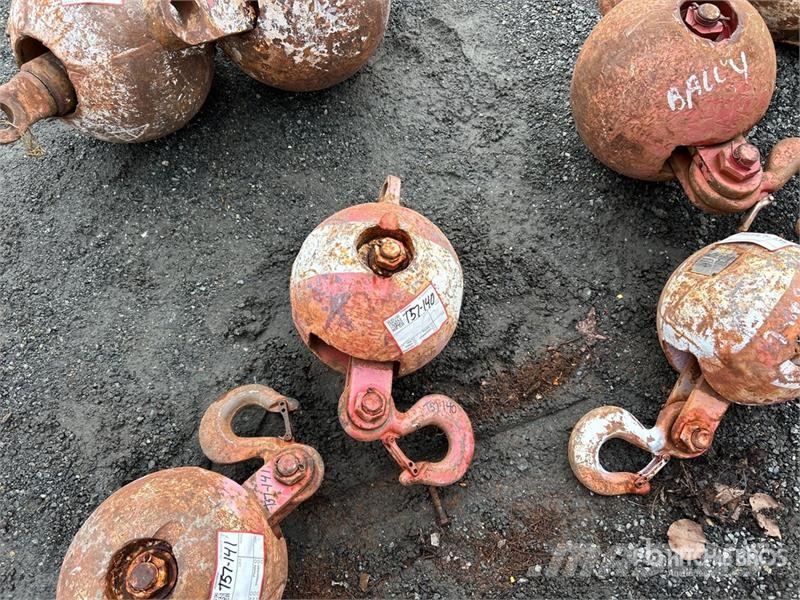 12 ton Johnson Overhaul Ball Pacēlāju/krānu aprīkojums