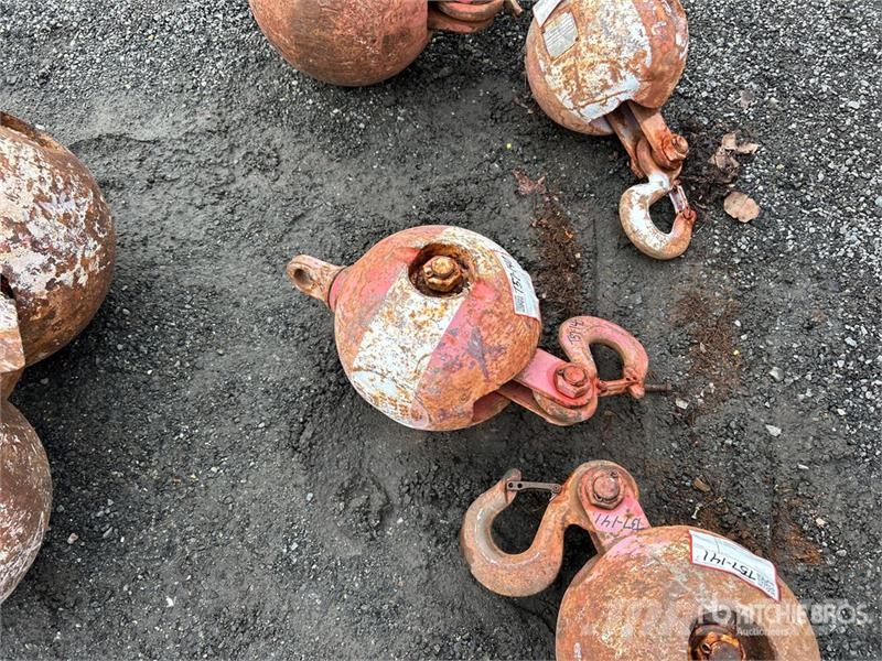 12 ton Johnson Overhaul Ball Pacēlāju/krānu aprīkojums