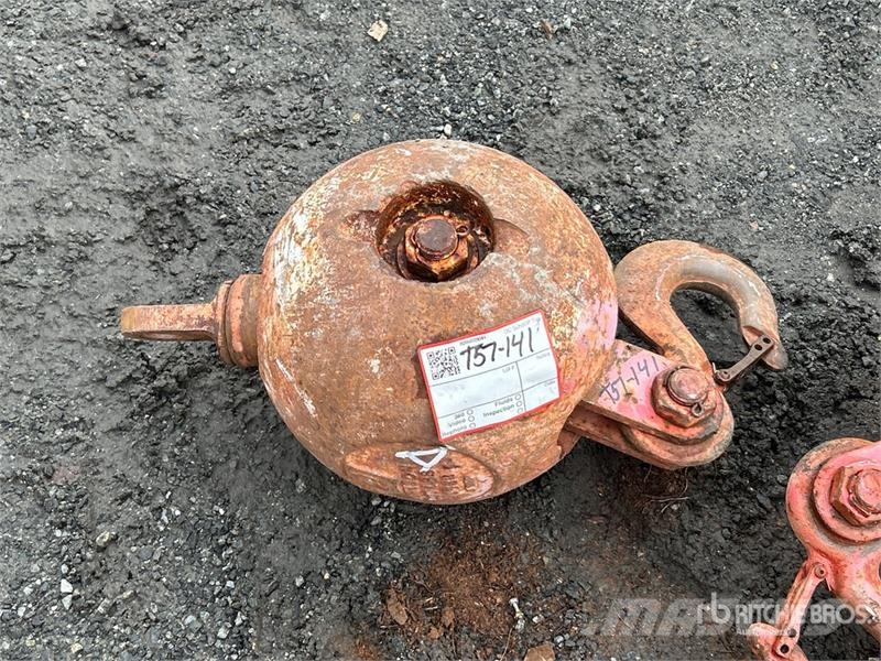 12 ton Overhaul Ball Pacēlāju/krānu aprīkojums