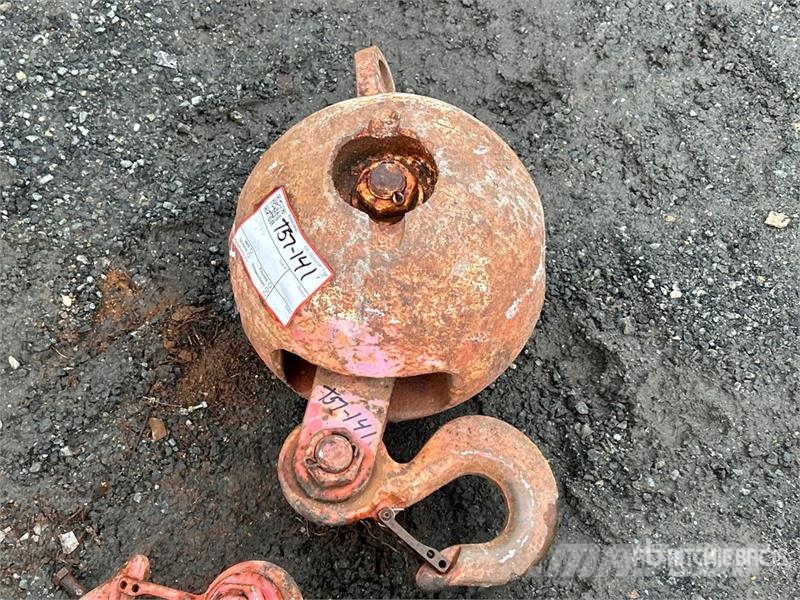 12 ton Overhaul Ball Pacēlāju/krānu aprīkojums