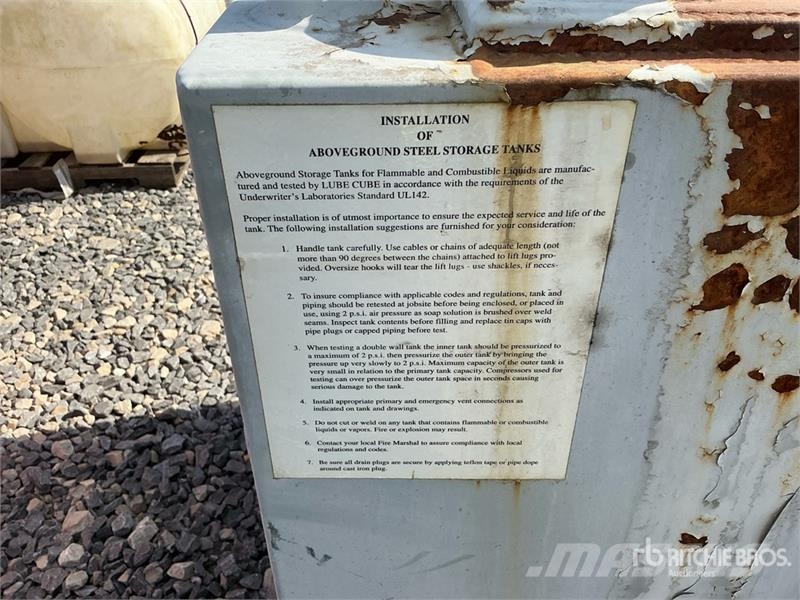 180 gal Skid Mounted Steel Used oil Tank Kütusemahutid