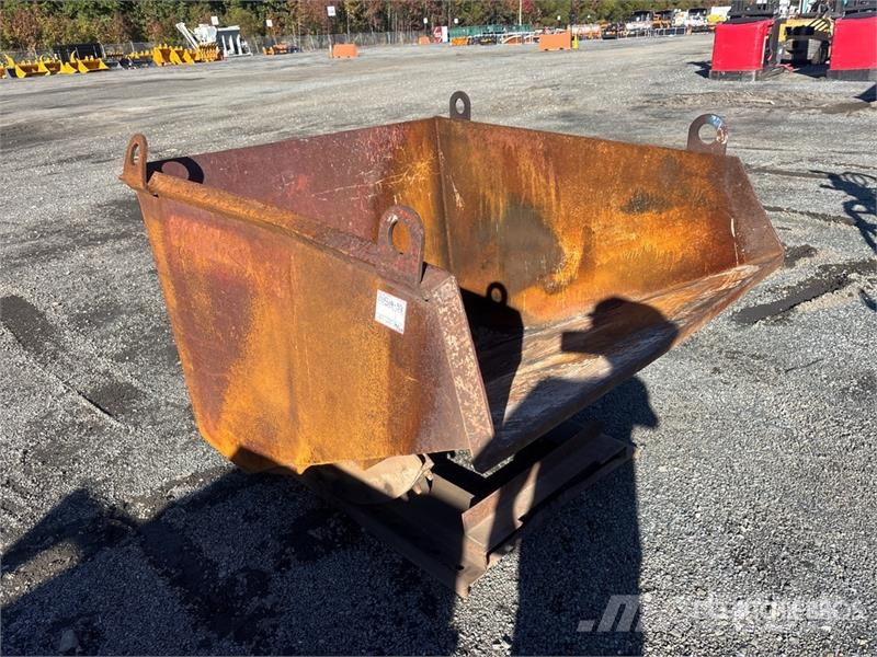  2 cyd  Yard Self-Dumping Hopper Tanke og spande