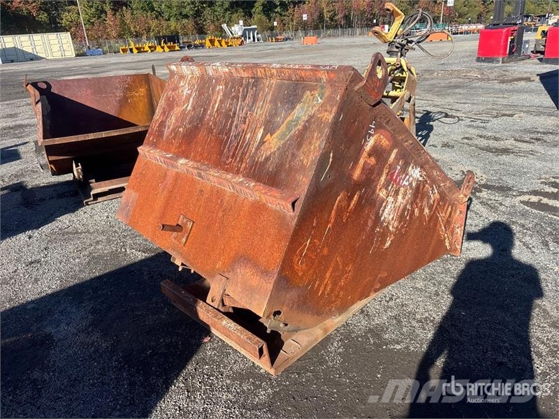  2 cyd  Yard Self-Dumping Hopper Tanke og spande