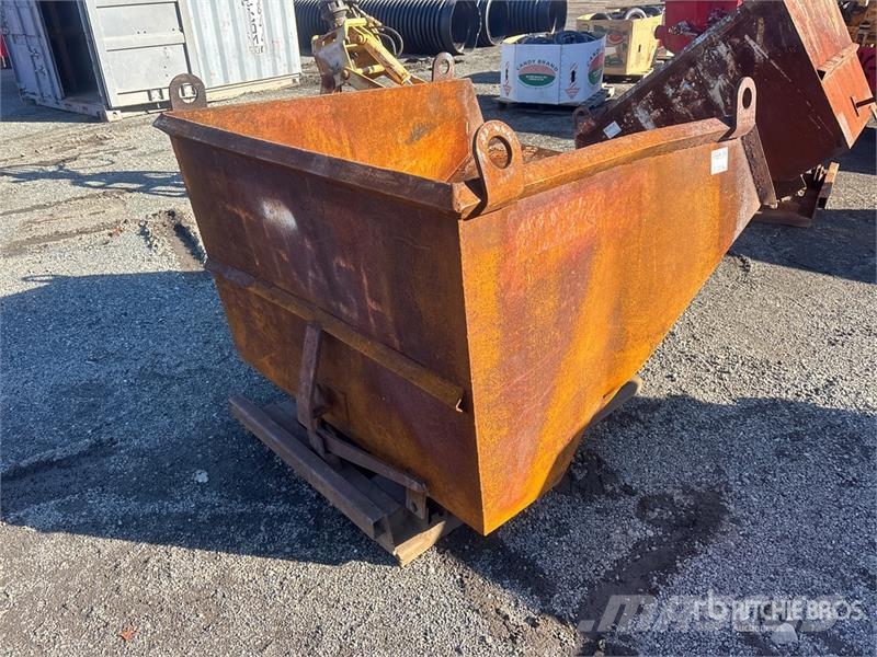  2 cyd  Yard Self-Dumping Hopper Tanke og spande