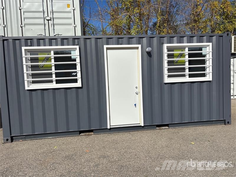 20 ft Mobile Office W/Mini Split System Storage Co Kontejneri za skladištenje