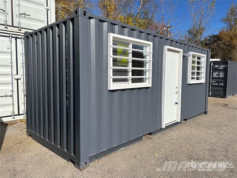 20 ft Mobile Office W/Mini Split System Storage Co Kontejneri za skladištenje