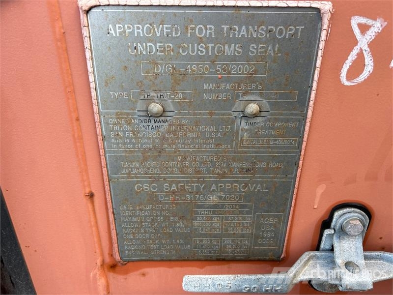  20 ft Standard Storage Container Recipientes de armazenamento