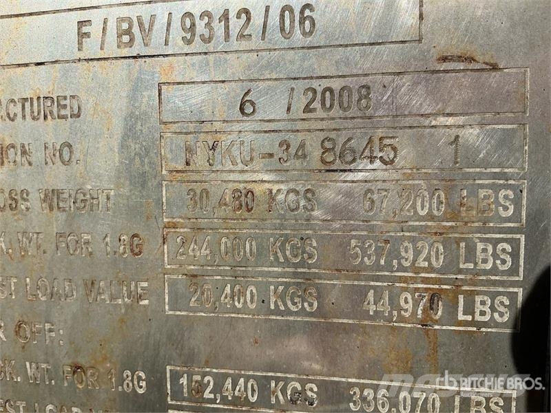  20 ft Standard Storage Container Kontejnerji za skladiščenje