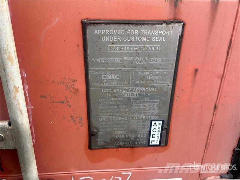  20 ft Standard Storage Container Recipientes de armazenamento