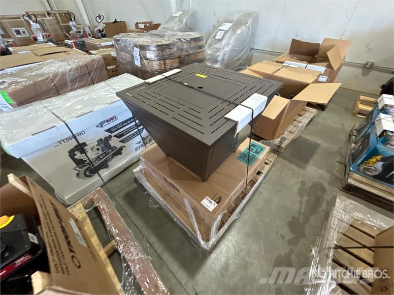  32 in Square Fire Pit Outros componentes