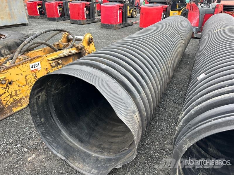 36 In x 16 Ft Black Corrugated Pipe Öntözőrendszerek