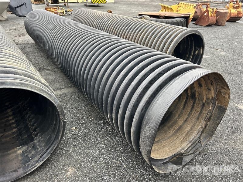 36 In x 20 Ft Black Corrugated Pipe Öntözőrendszerek