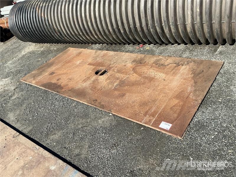 4 ft x 10 ft x 1 in thick Steel Road Plate Outros Florestal