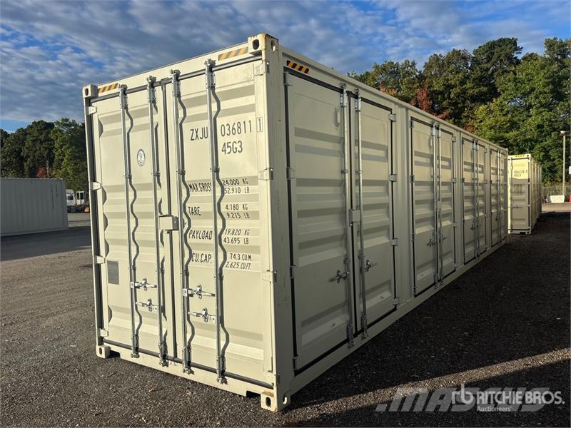 40 ft High Cube Multi-Door Storage Container Recipientes de armazenamento