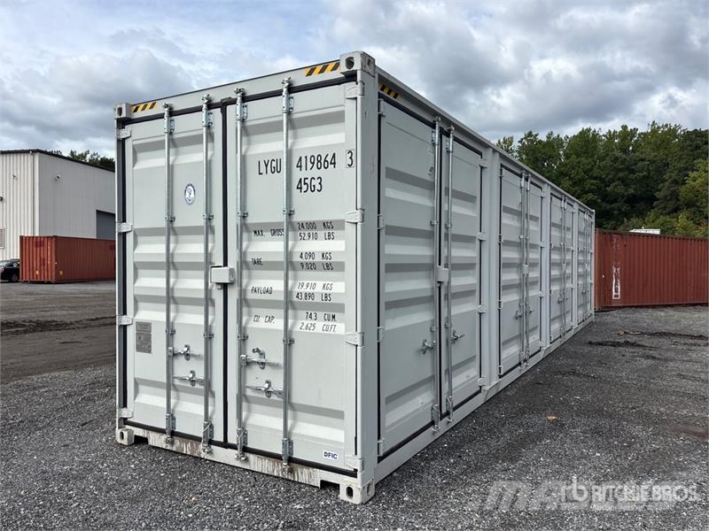 40 ft High Cube Multi-Door Storage Container Lagercontainere