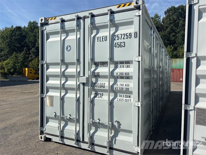  40 ft High Cube Multi-Door Storage Container Varastokontit