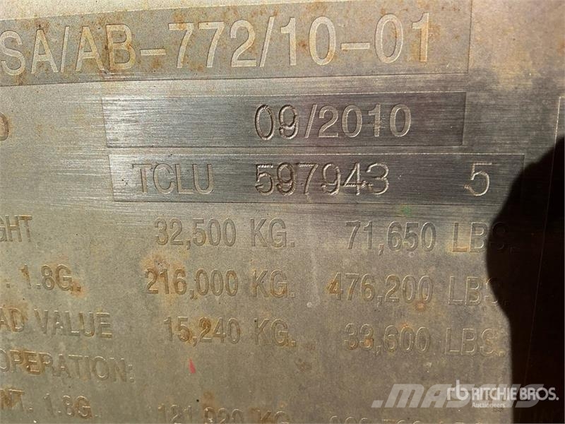 40 ft High Cube Storage Container Kontejnerji za skladiščenje