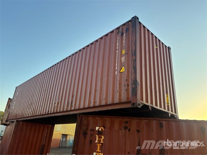 40 ft High Cube Storage Container Uzglabāšanas konteineri