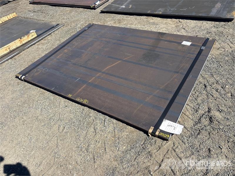  60 in x 80 in (.75 in Thick) Steel Plates Outros componentes