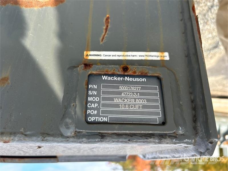  61 in Cleanup Excavator Bucket Baldes