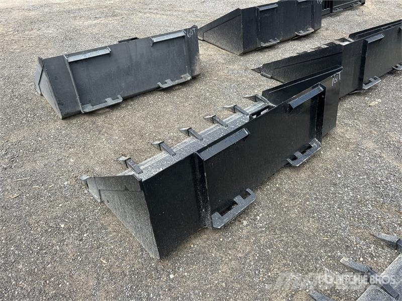  72 in Low-Profile Skid Steer Bucket Buckets
