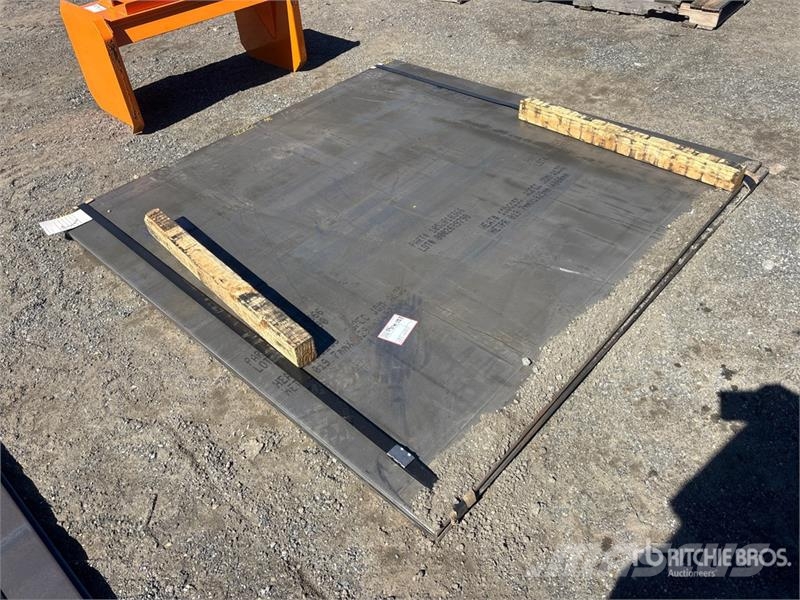 72 in x 74 in (.75 in Thick) Steel Plates Outros componentes