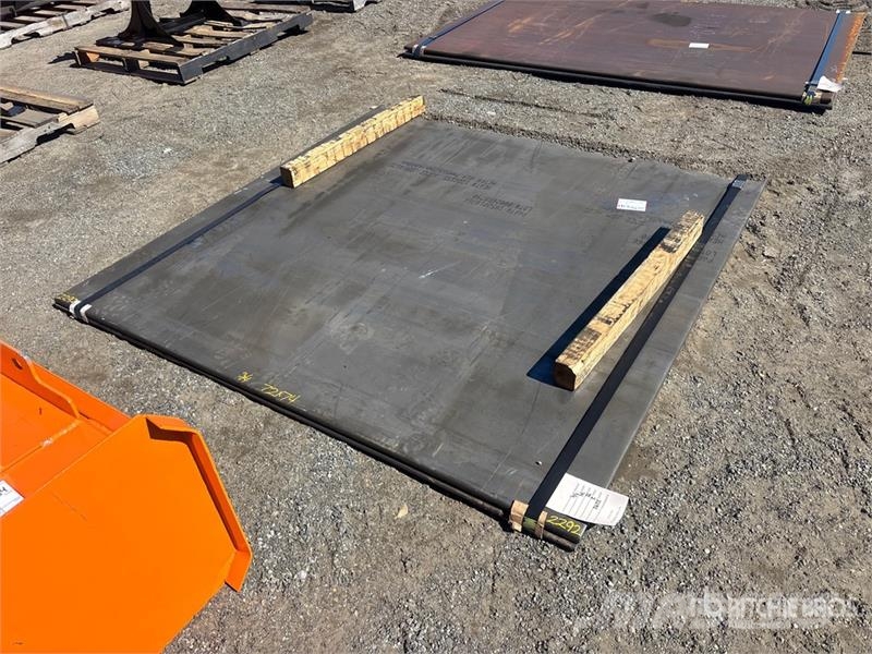 72 in x 74 in (.75 in Thick) Steel Plates Outros componentes