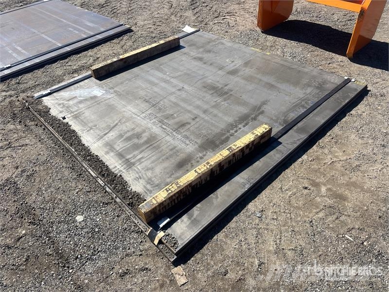72 in x 74 in (.75 in Thick) Steel Plates Outros componentes