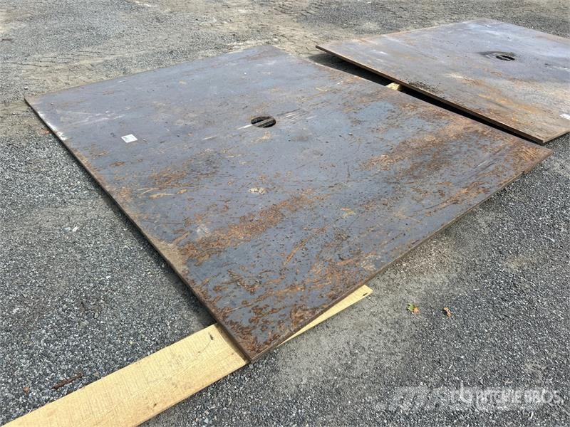 8 ft x 10 ft (1 in Thick) Steel Plate Other components