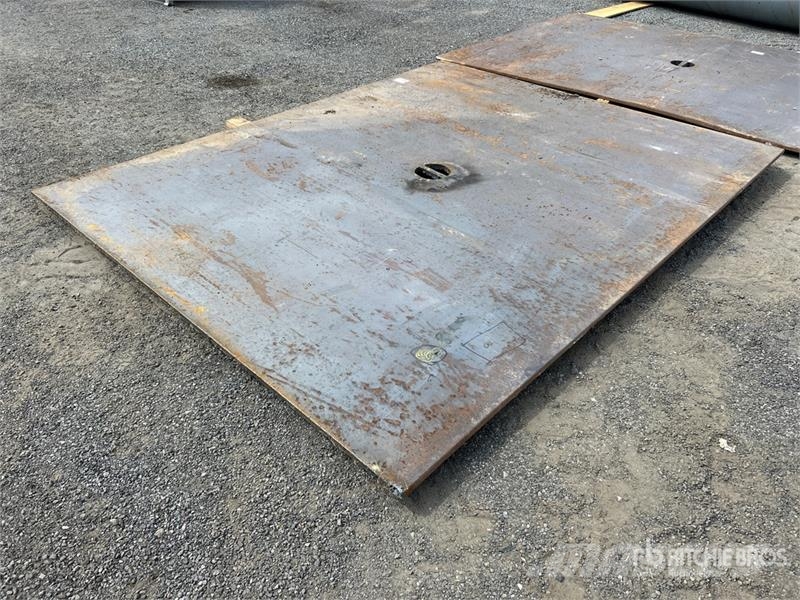 8 ft x 10 ft (1 in Thick) Steel Plate Other components