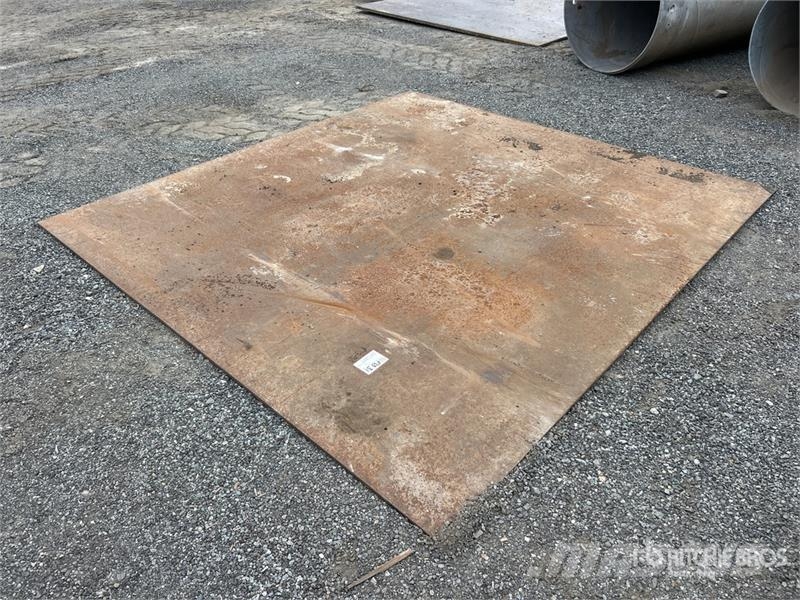 8 ft x ft 6 in (5/ in Thick) Steel Plate Other components