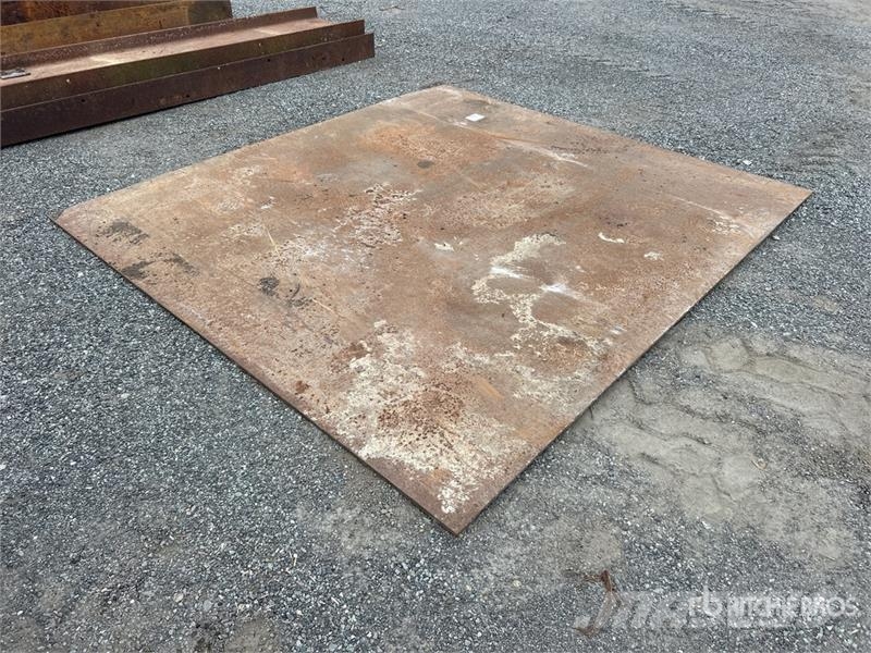 8 ft x ft 6 in (5/ in Thick) Steel Plate Other components