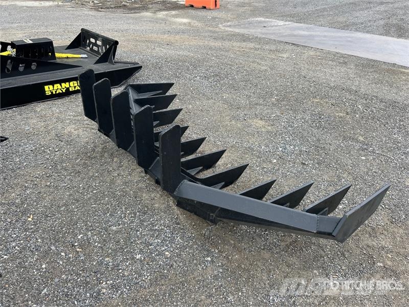 96 in Skid Steer Landscape Rake Rakes and tedders