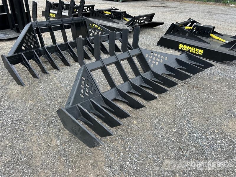 96 in Skid Steer Landscape Rake Rakes and tedders