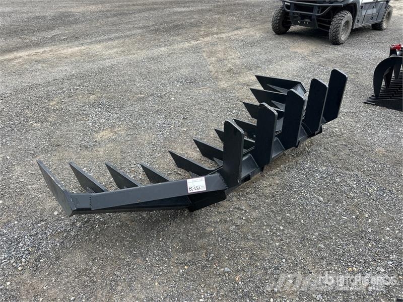 96 in Skid Steer Landscape Rake Rakes and tedders