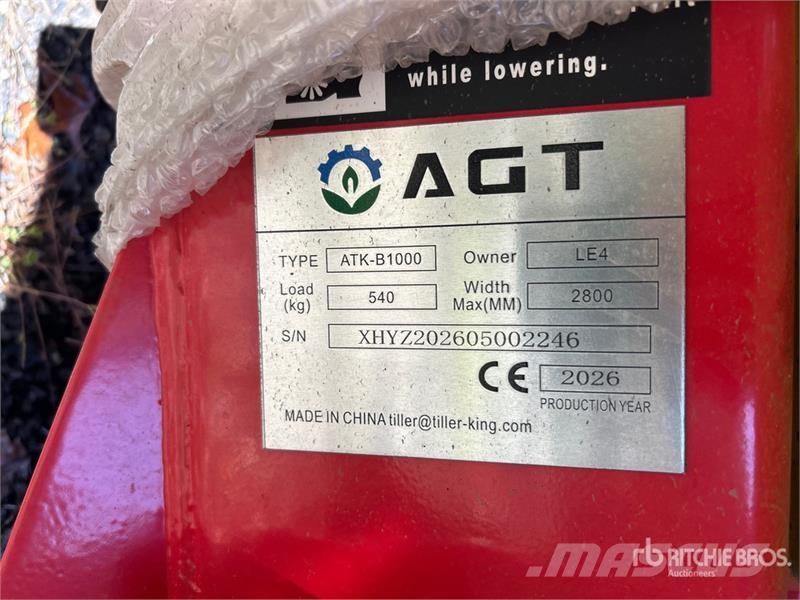 AGT ATK-B100 2 Post 10000 lb Vehicle Lift Construcción - Otros