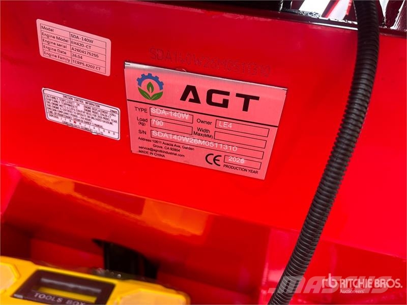 AGT SDA-140W Mini Wheel Loader (Unused) Hjullastere