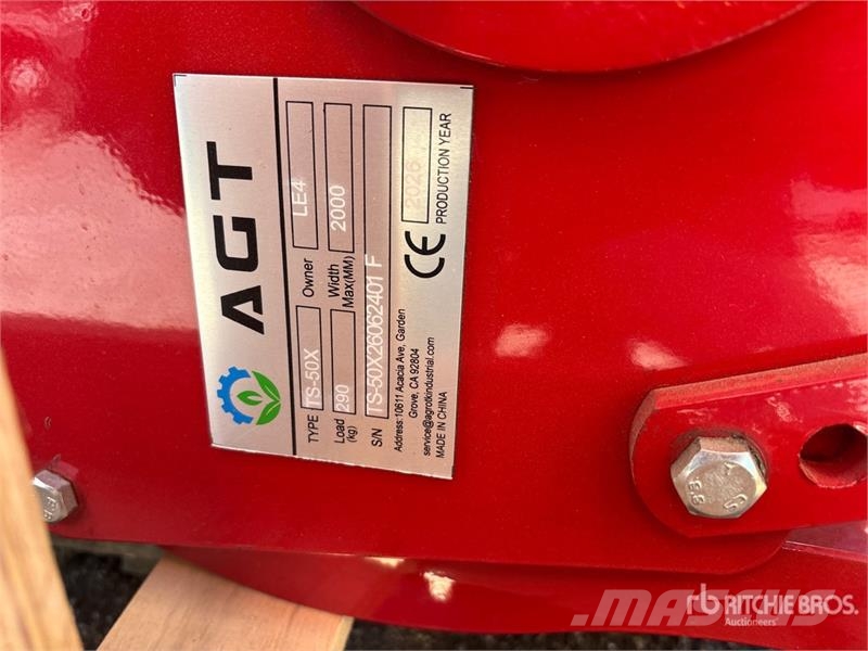AGT TS-50X 2000 mm Rotary Tiller (Unused) Rotorharver/ jordfresere