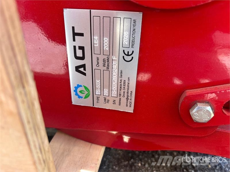 AGT TS-50X 2000 mm Rotary Tiller (Unused) Rotorharver/ jordfresere