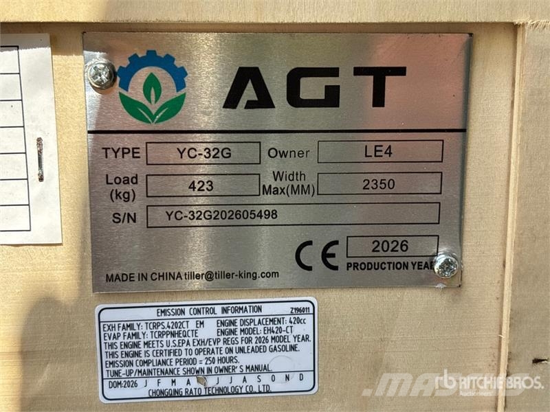 AGT YC32-G Portable Sawmill (Unused) 鋸木機