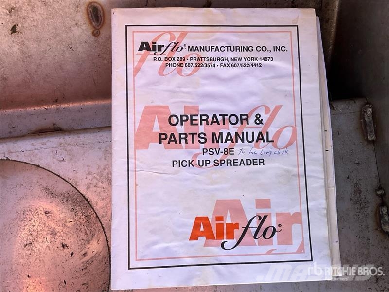  Air-Flo PSV8ESS Salt Spreader - Fits Truck 融雪撒布机