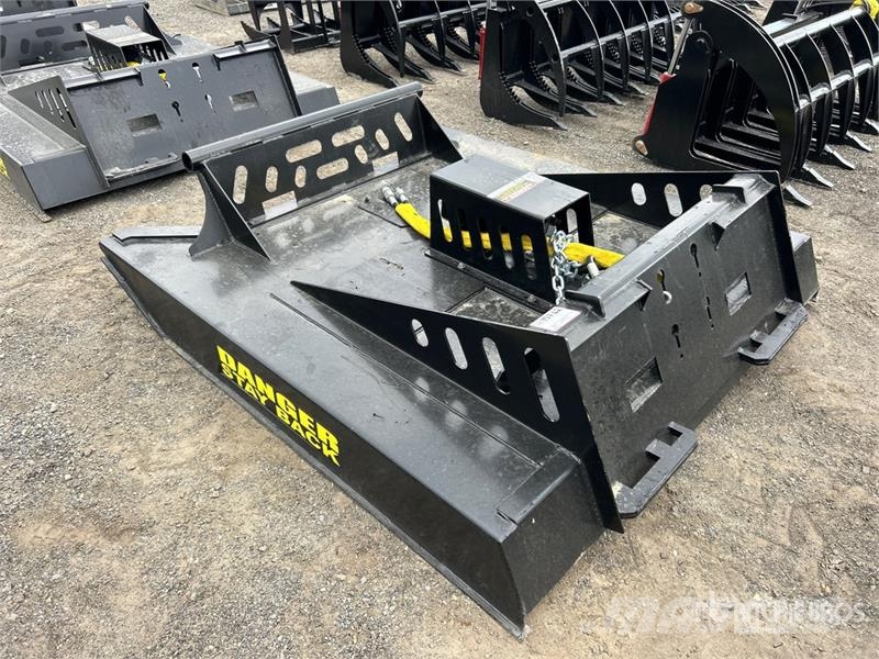 All-Star 72 In Skid Steer Brush Cutter Sekačky namontované a tažené