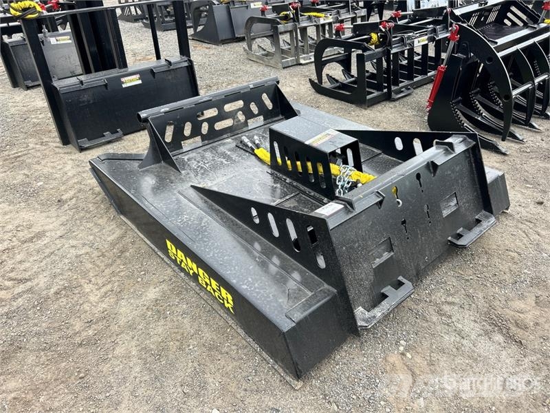 All-Star 72 In Skid Steer Brush Cutter Sekačky namontované a tažené