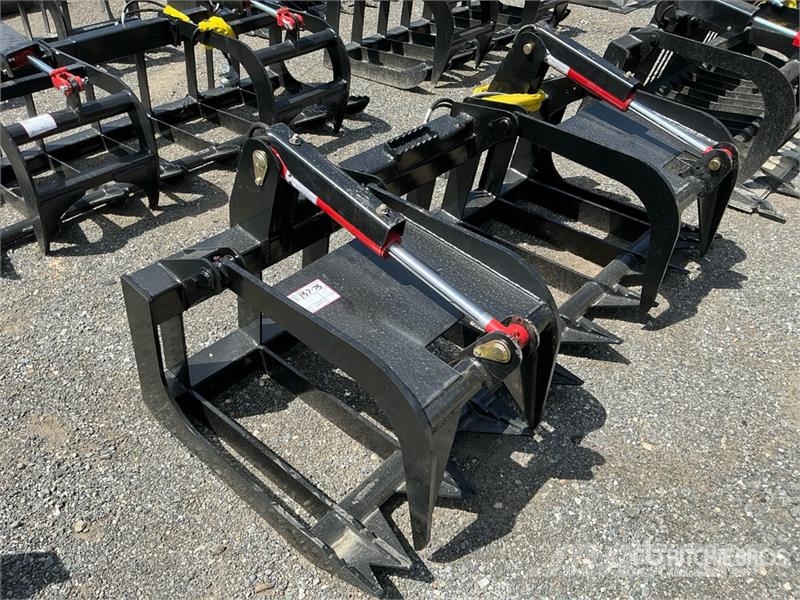 All-Star 74 in Rock Skid Steer Grapple Grijpers