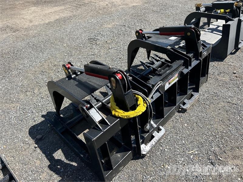 All-Star 74 in Rock Skid Steer Grapple Grijpers