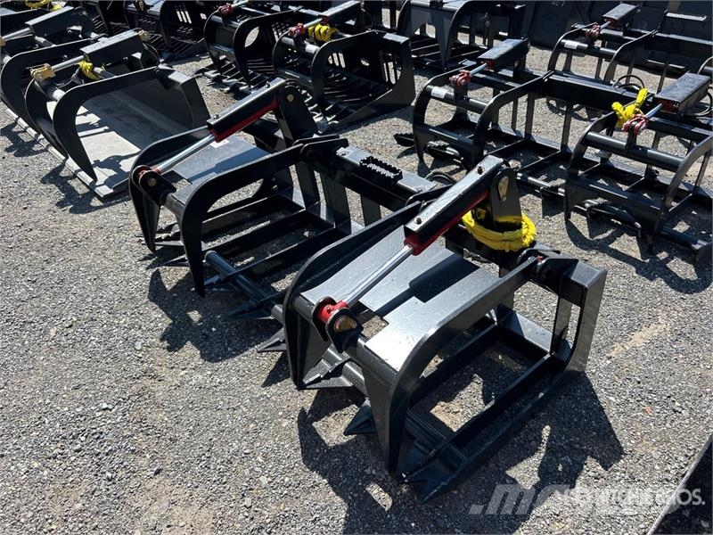 All-Star 74 in Rock Skid Steer Grapple Grijpers